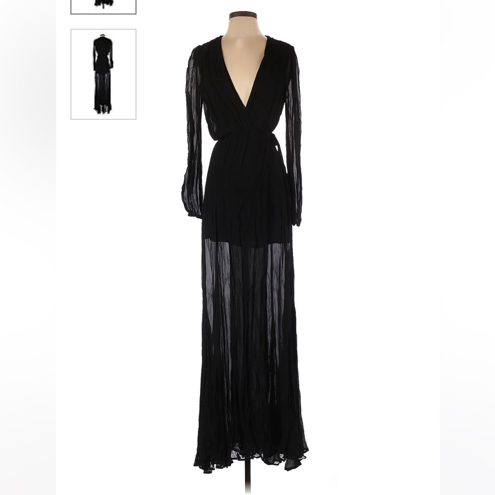 Reformation Black Maxi Dress
